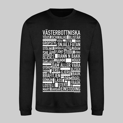 Västerbottniska Dialekt Text Sweatshirt