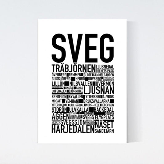 Sveg Text Poster