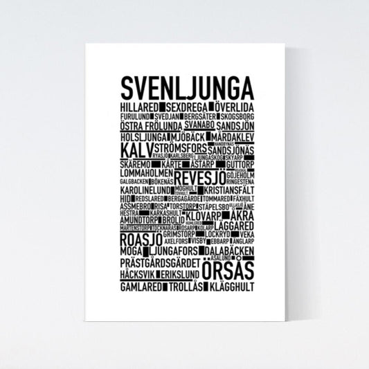 Svenljunga Text Poster