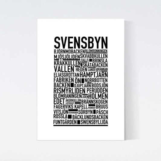 Svensbyn Text Poster