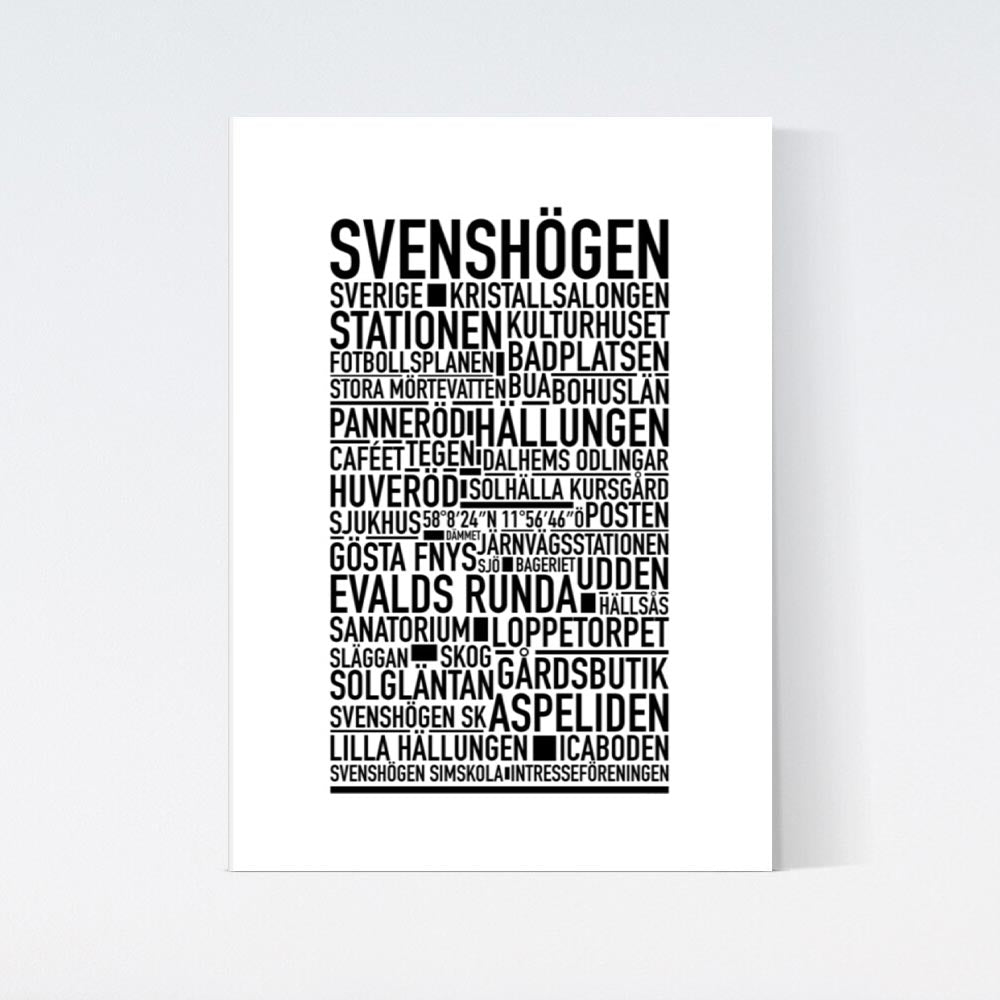 Svenshögen Text Poster