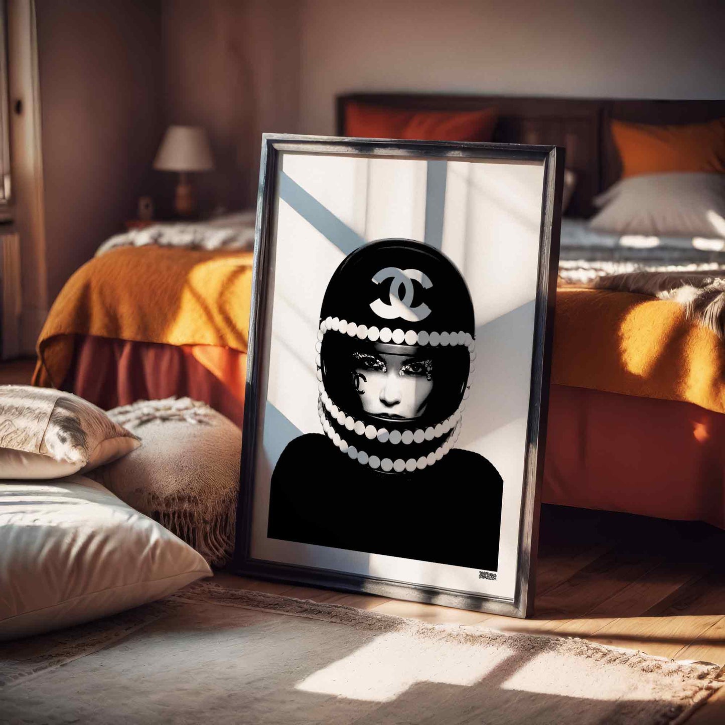 Chanel Helmet Poster