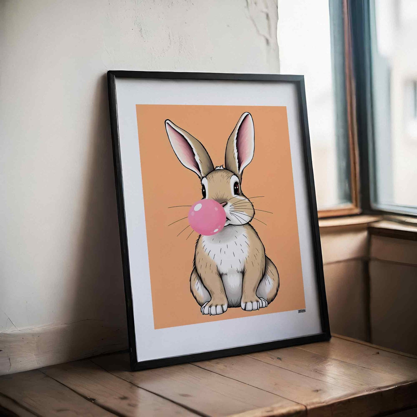 Bubblegum Bunny Poster