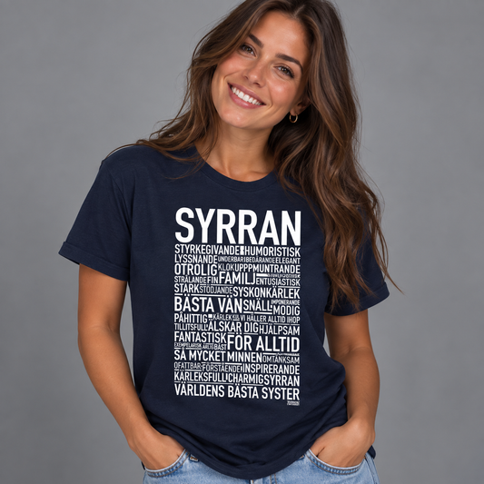 Syrran 2024 Text T-shirt