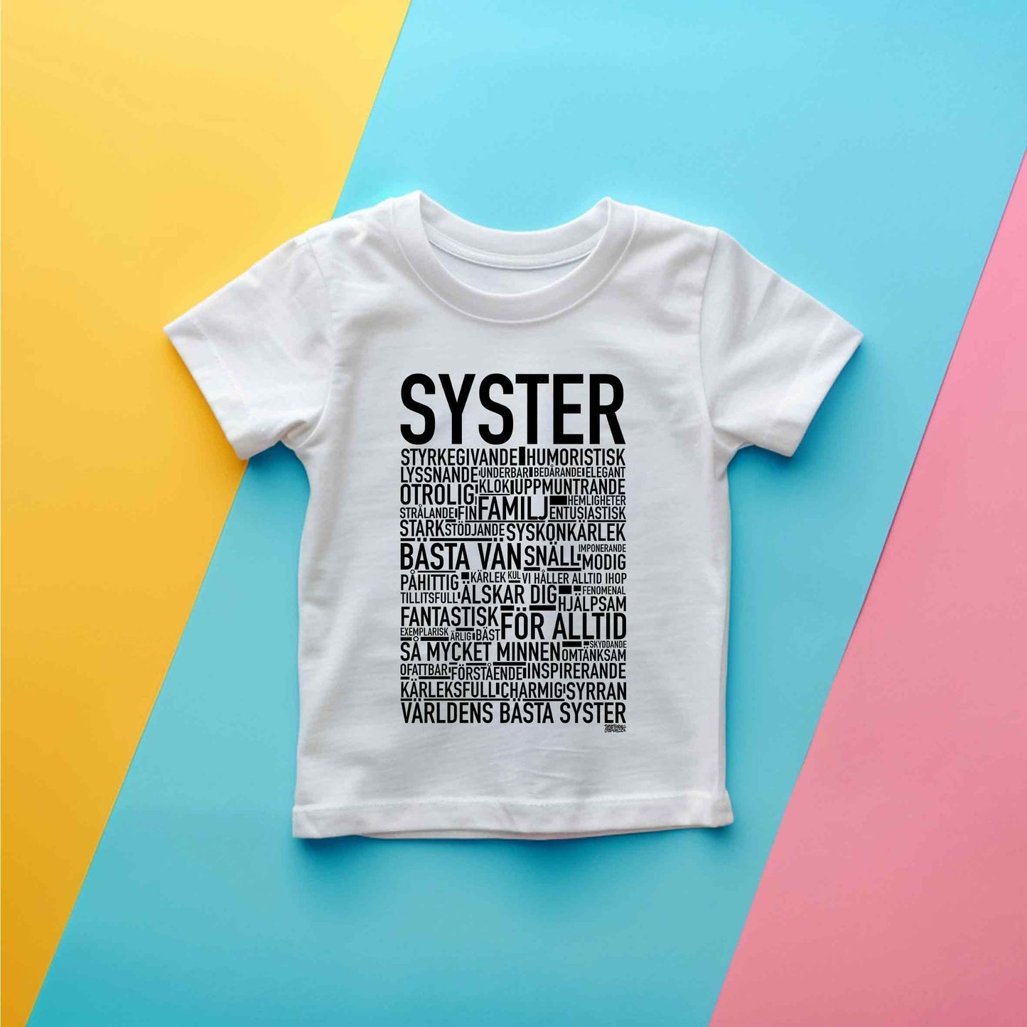 Syster Text Barn T-shirt