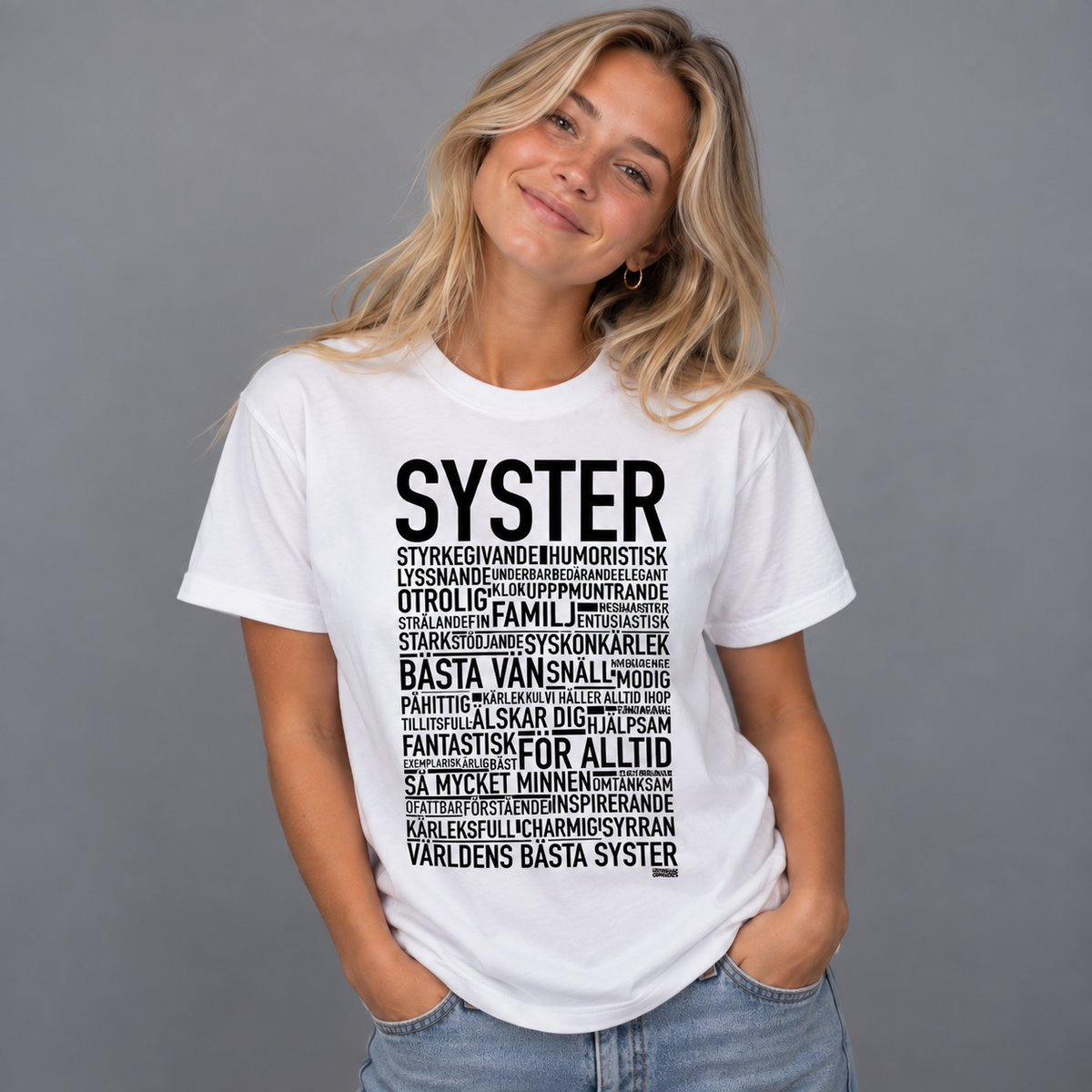 Syster 2024 Text T-shirt