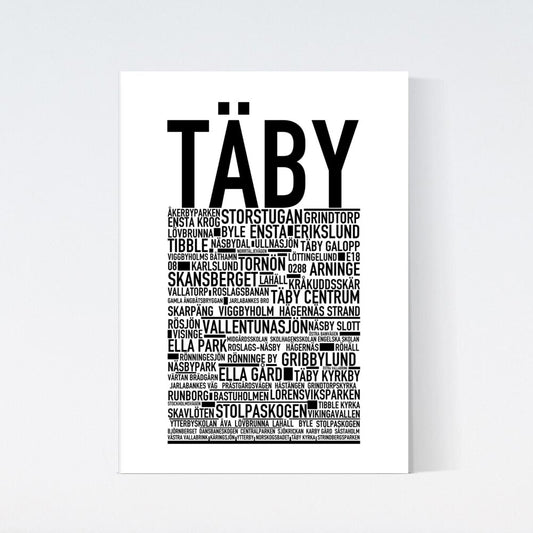 Täby Text Poster