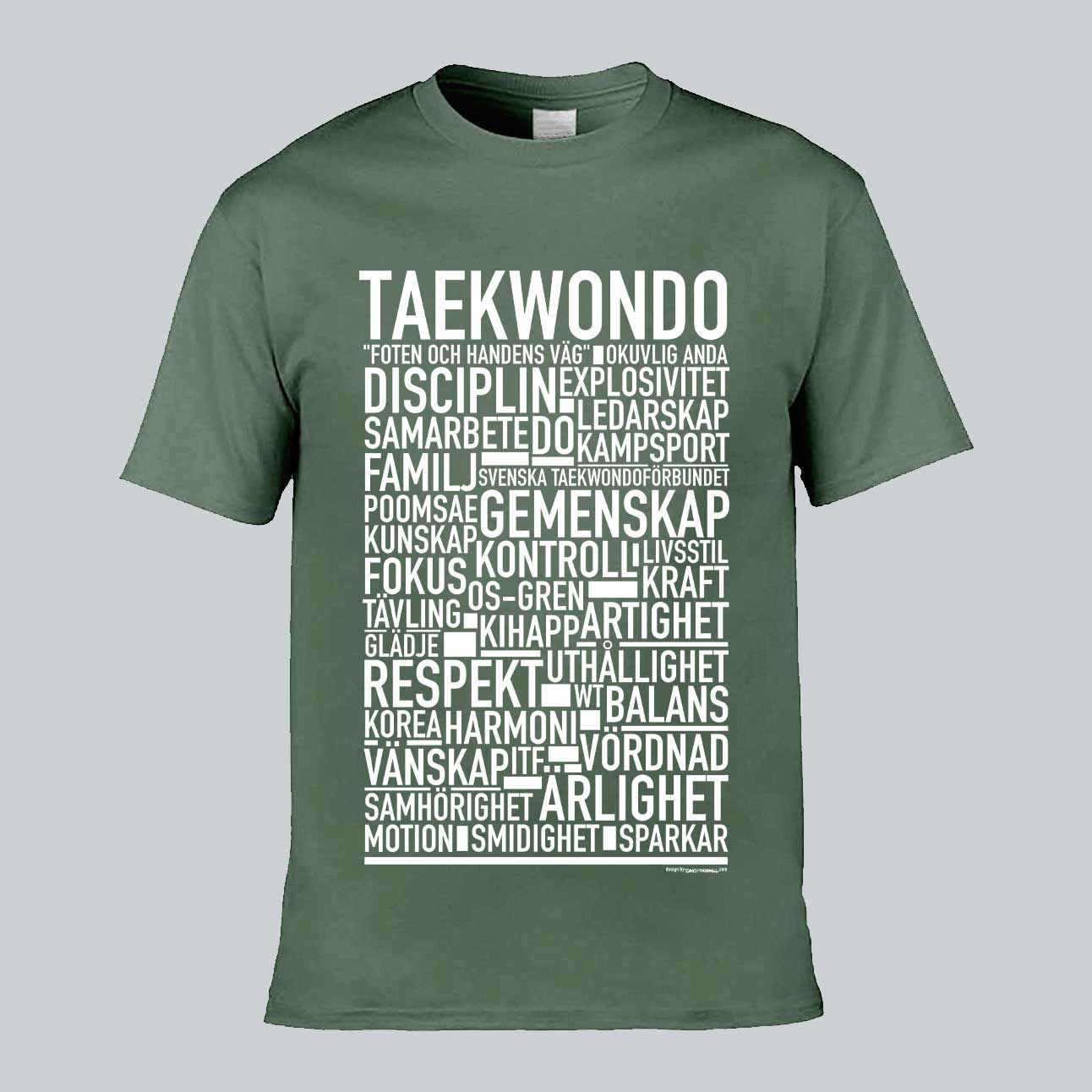 Taekwondo Text T-shirt