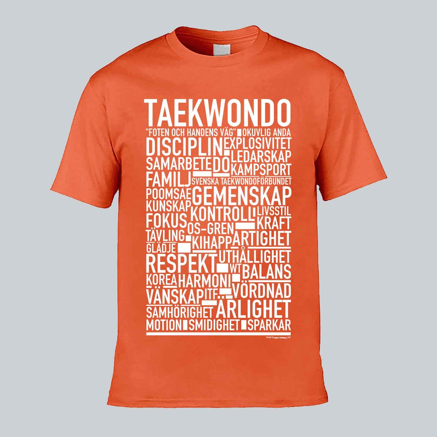 Taekwondo Text T-shirt