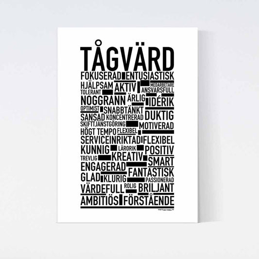 Tågvärd Text Poster