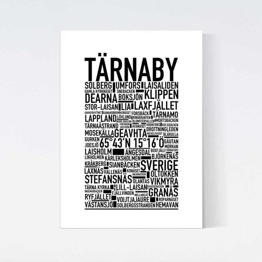 Tärnaby Text Poster