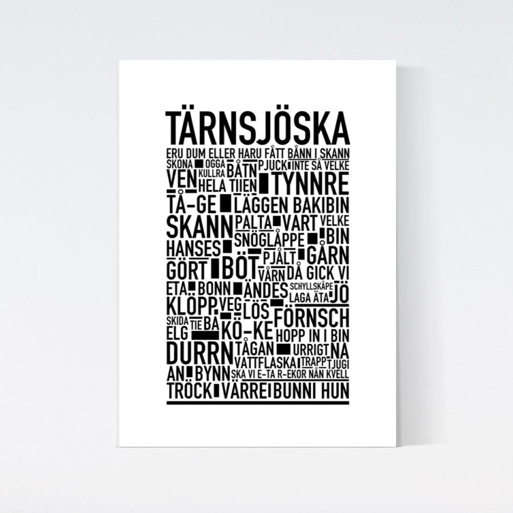 Tärnsjöska Dialekt Text Poster