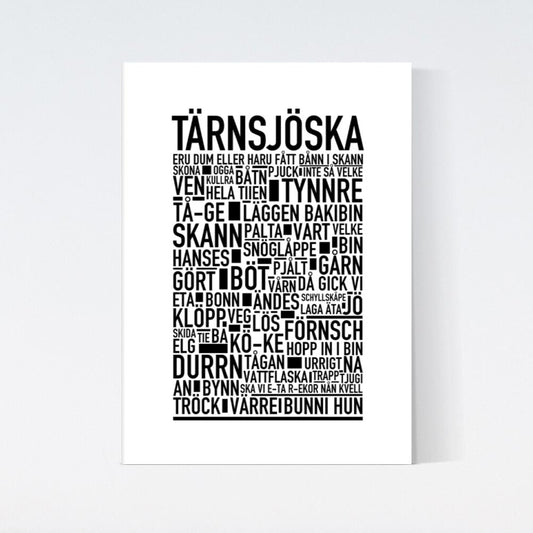 Tärnsjöska Dialekt Text Poster
