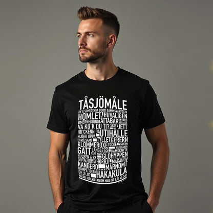 Tåsjömåle Dialekt Text T-shirt