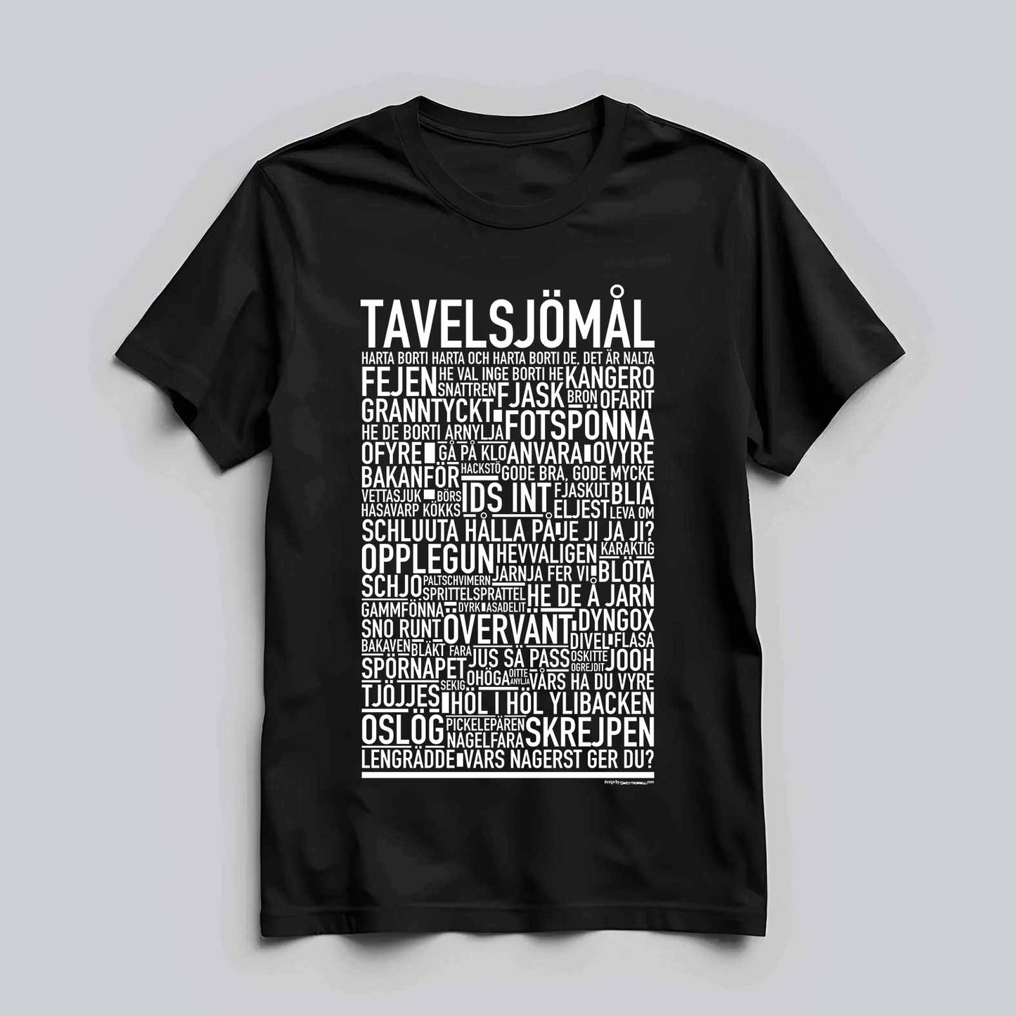 Tavelsjömål Dialekt Text T-shirt