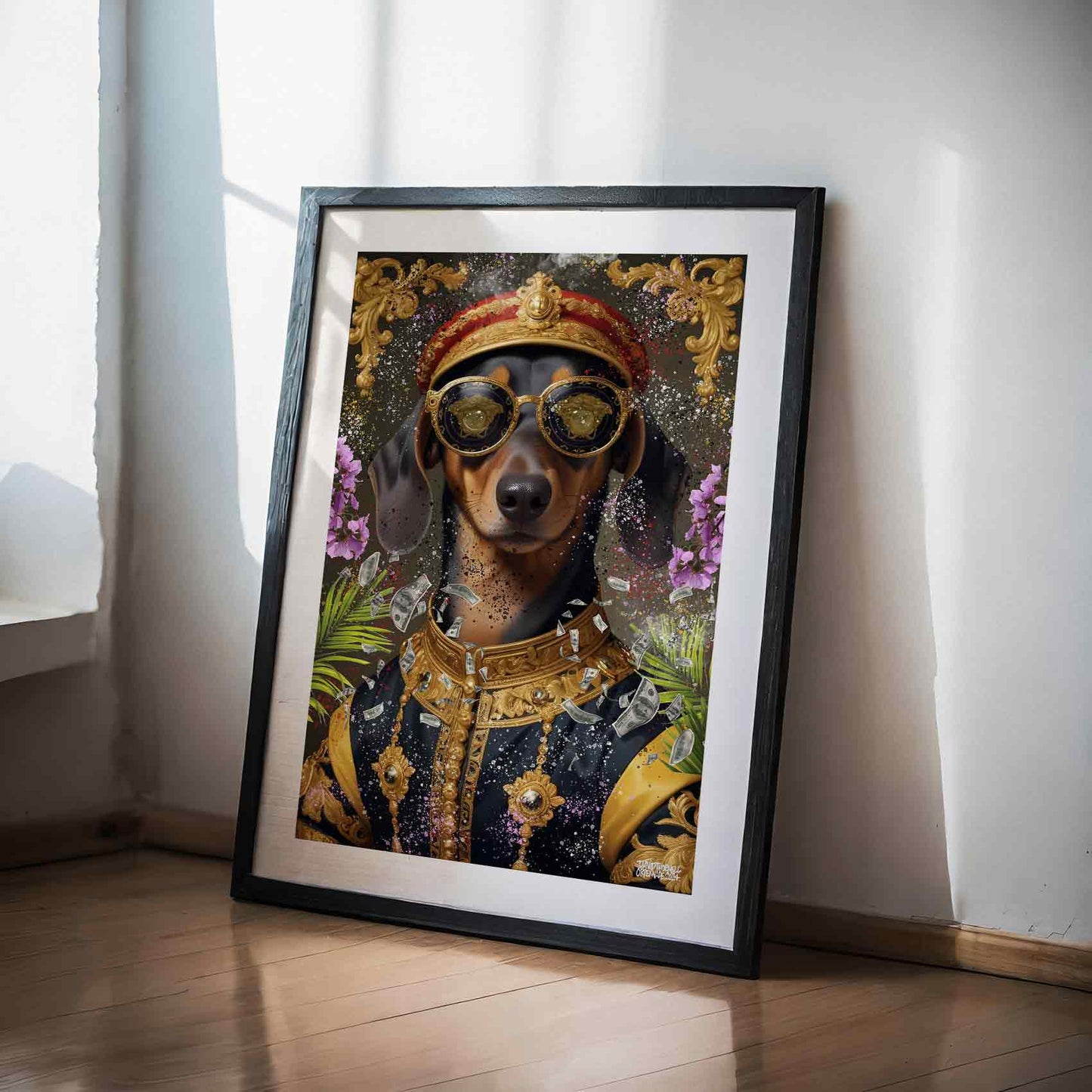 Royal Dachshund Poster