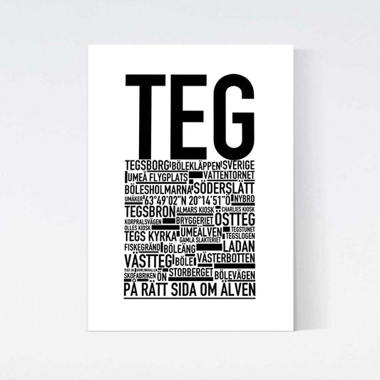 Teg Text Poster