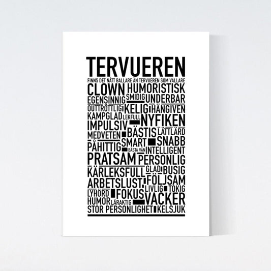 Tervueren Text Poster