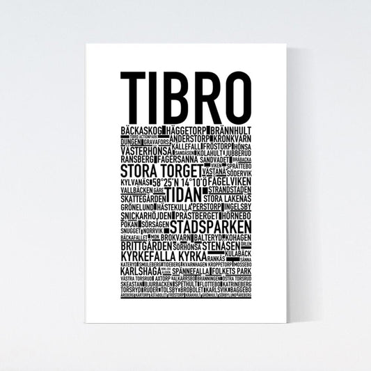 Tibro Text Poster