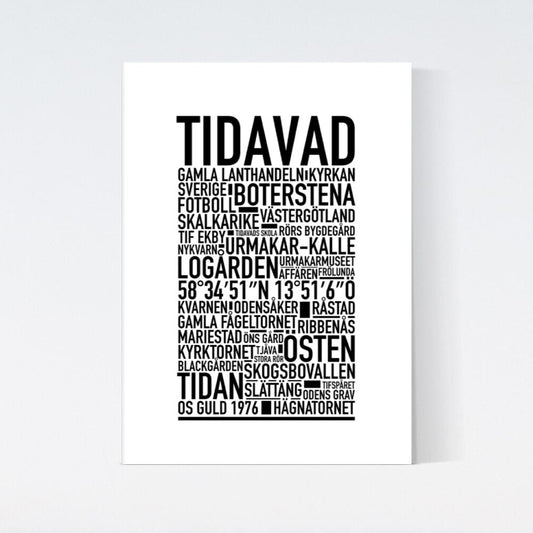 Tidavad Text Poster
