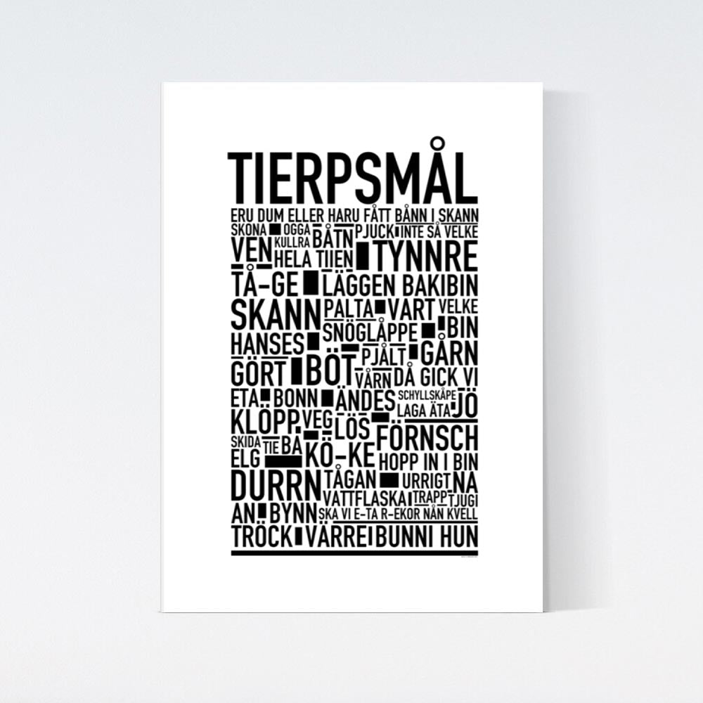 Tierpsmål Dialekt Text Poster