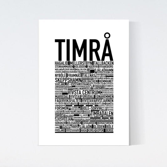 Timrå Text Poster