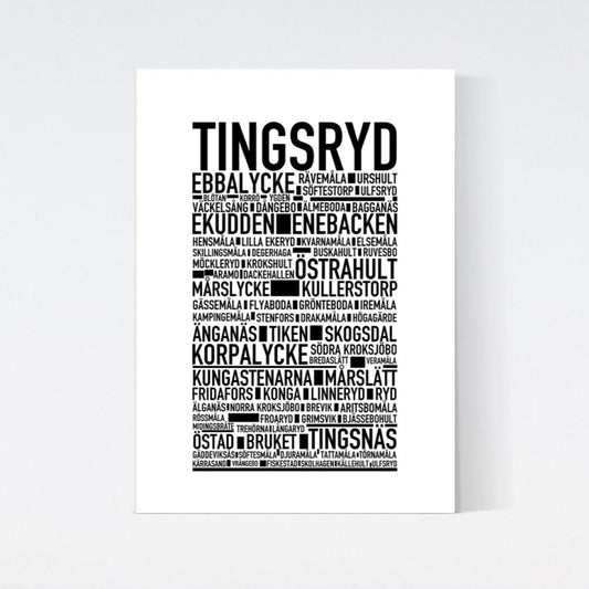 Tingsryd Text Poster