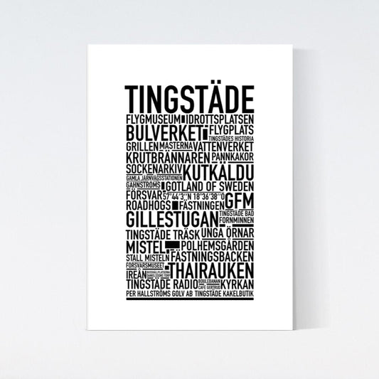 Tingstäde Text Poster
