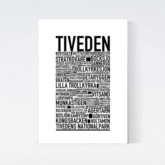 Tiveden Text Poster