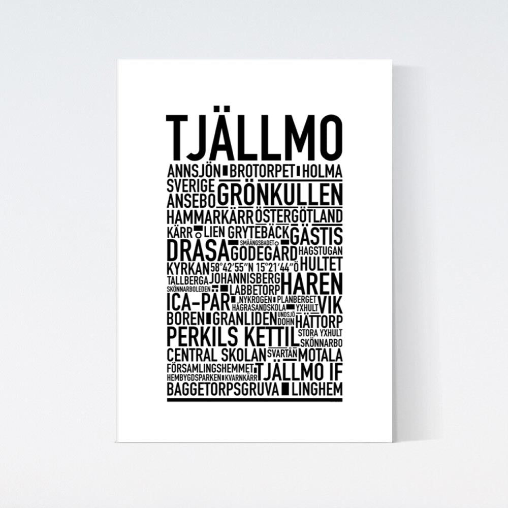 Tjällmo Text Poster
