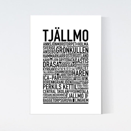 Tjällmo Text Poster