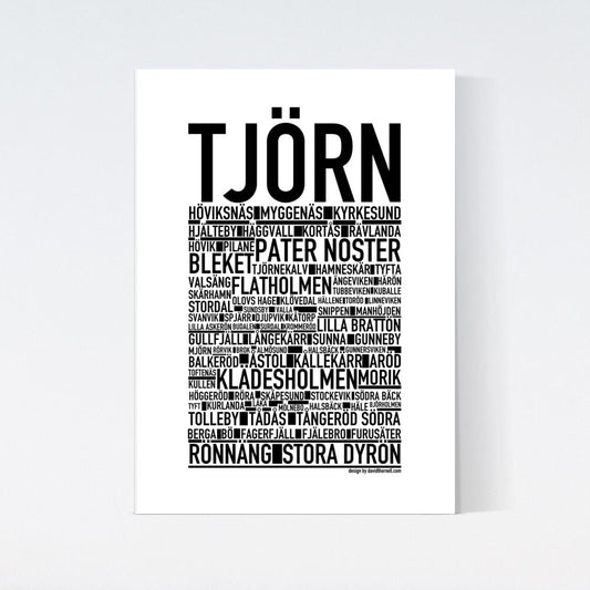 Tjörn Text Poster