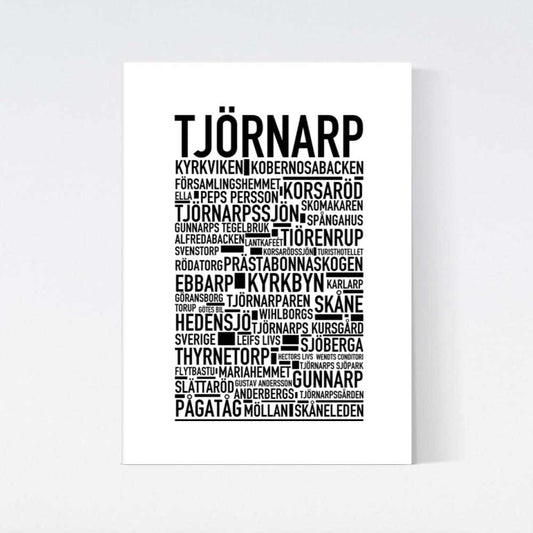 Tjörnarp Text Poster