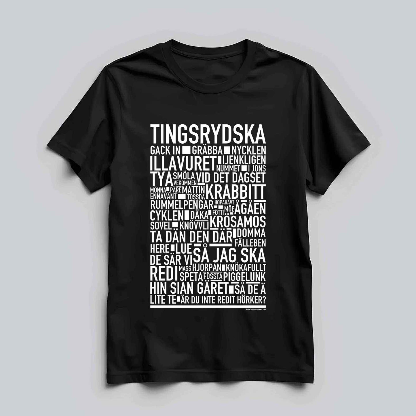 Tingsrydska Dialekt Text T-shirt