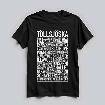 Töllsjöska Dialekt Text T-shirt