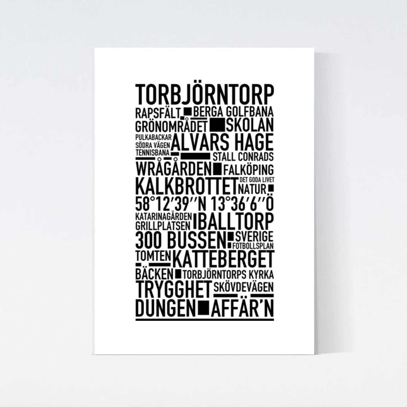 Tornbjörntorp Text Poster