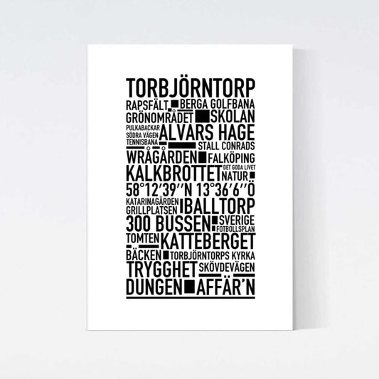 Tornbjörntorp Text Poster