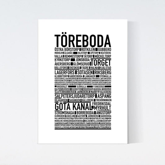 Töreboda Text Poster