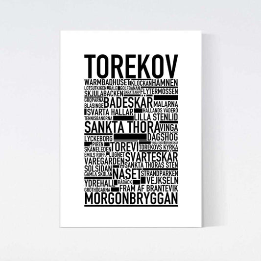 Torekov Text Poster