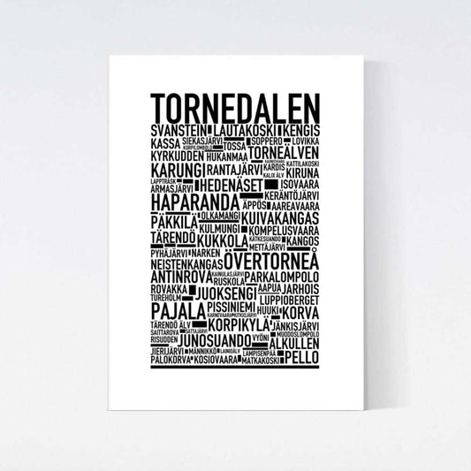 Tornedalen Text Poster