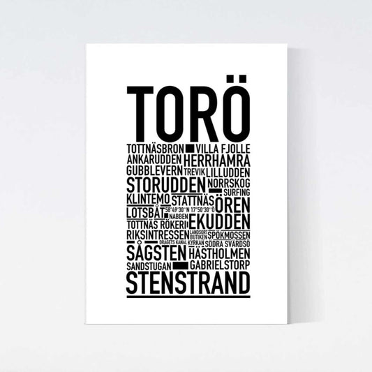 Torö Text Poster