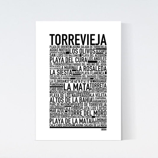 Torrevieja Text Poster