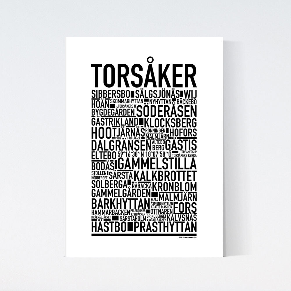 Torsåker Text Poster