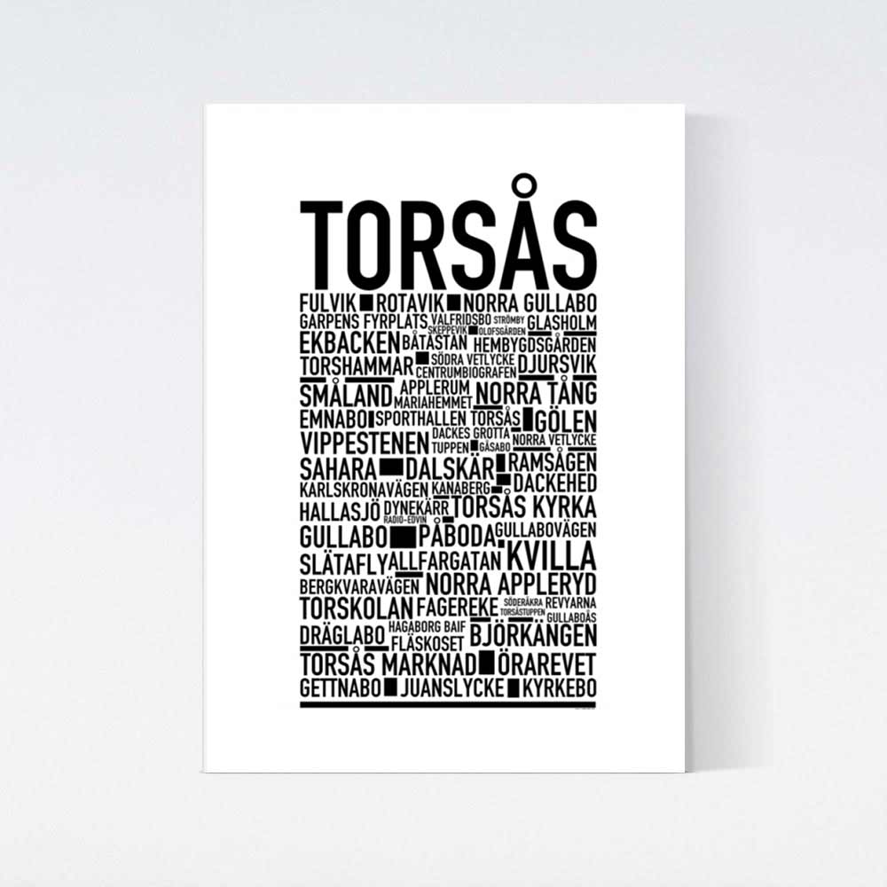 Torsås Text Poster