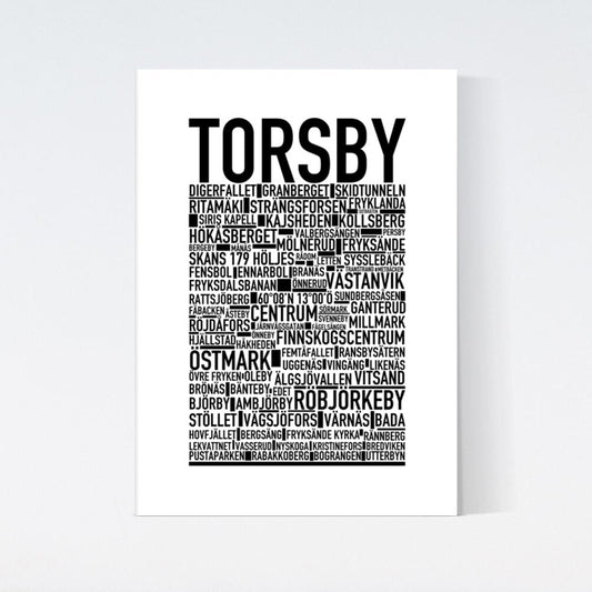 Torsby Text Poster