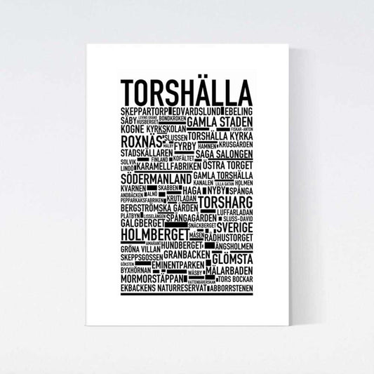 Torshälla Text Poster