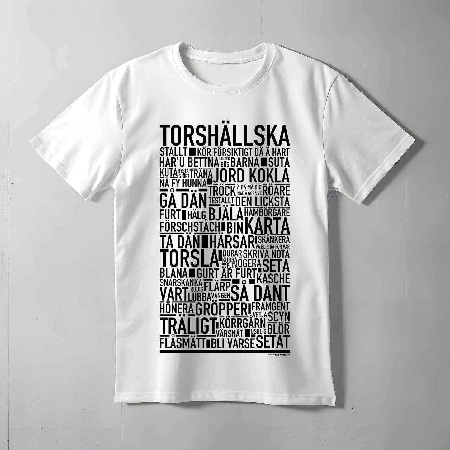 Torshällska Dialekt Text T-shirt