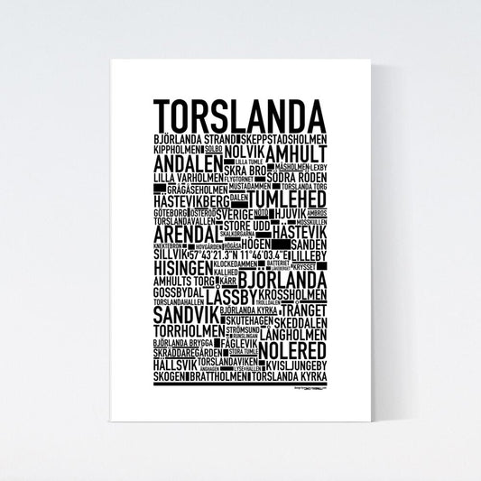 Torslanda Text Poster