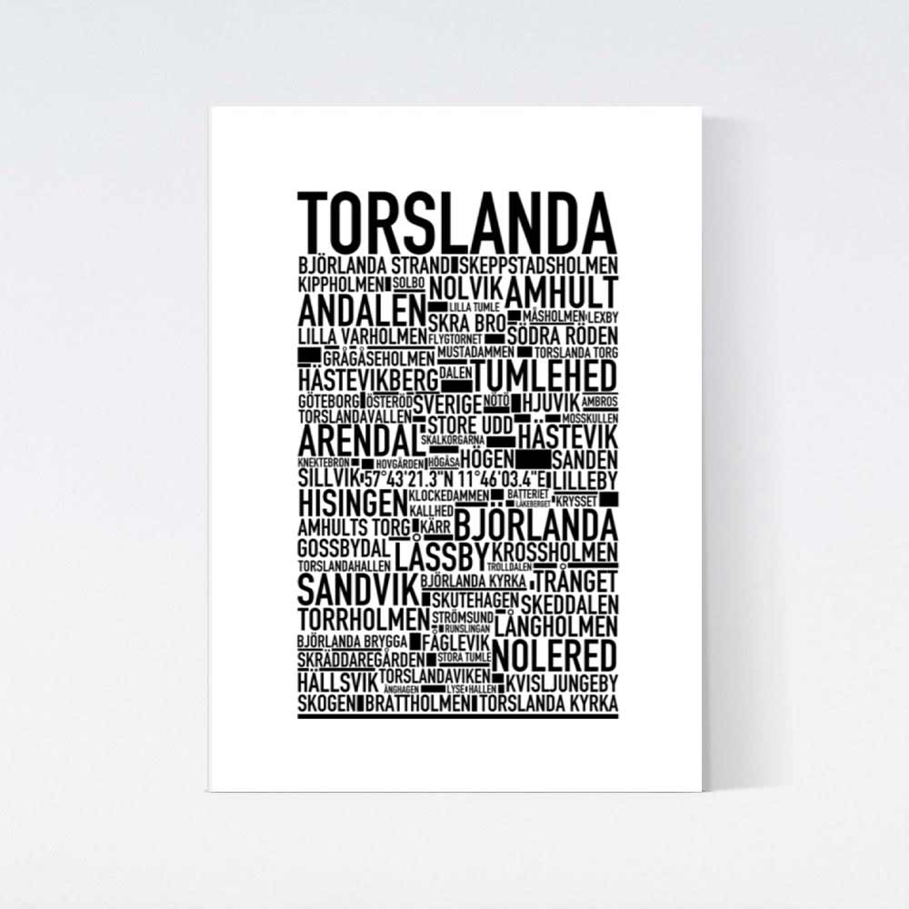 Torslanda Text Poster