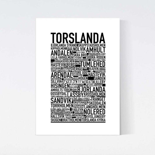 Torslanda Text Poster